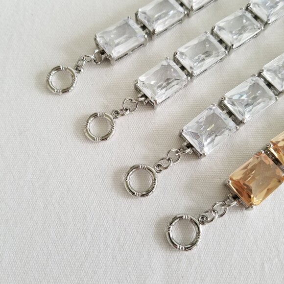 Plus Size Cubic Zirconia Bracelets, NEW - Picture 6 of 15